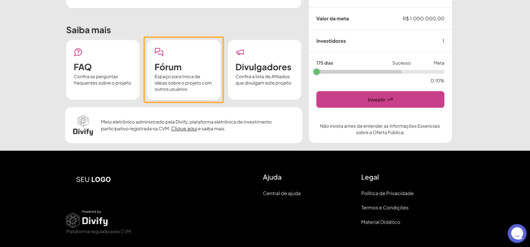 Divify Respostas Fórum Emissor 1