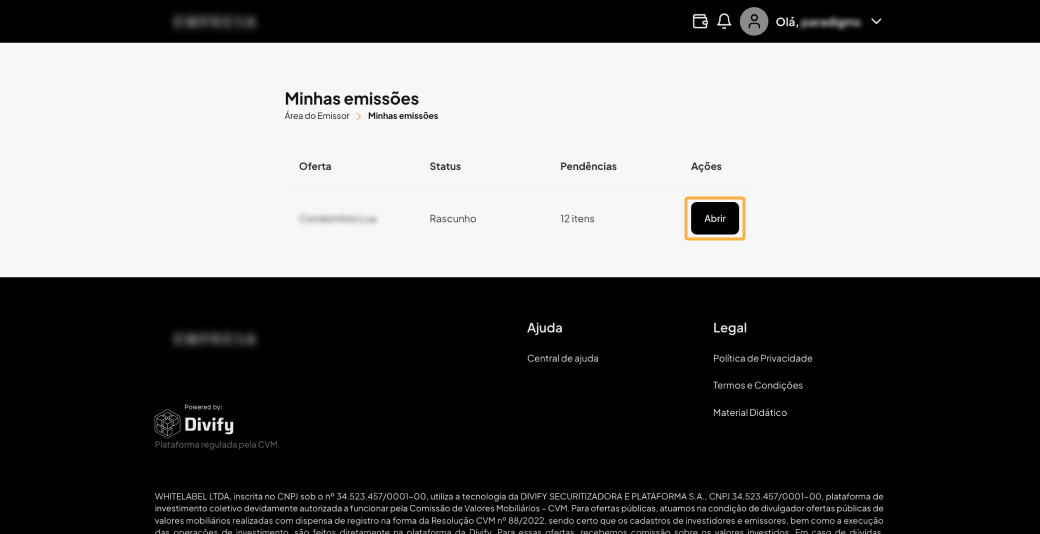 Divify Manuais Preenchimento Das Informacoes De Emissor 4