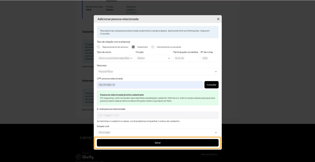 Divify Manuais Preenchimento Das Informacoes De Emissor 13